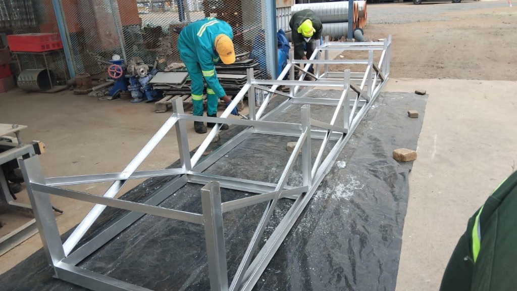Steel frame